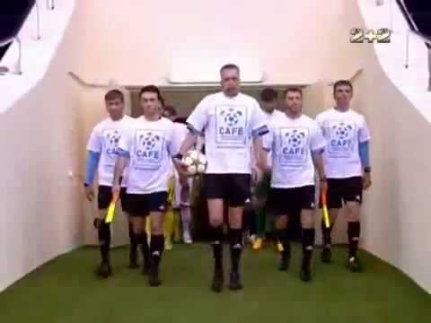CAFE pre-match ceremony - Metalist Kharkiv vs Chernomorets Odessa
