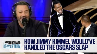 How Jimmy Kimmel Would Have Handled The Oscars Slap