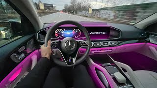 NEW 2024 Mercedes GLE450 Coupe POV Drive! Best Daily Driver?! Interior Ambiente Review