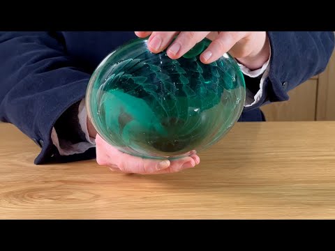 Murano glass bowl - Alfredo Barbini - Italy 1950s