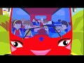 The Wheels On The Bus Go Round And Round English Nursery Rhymes For Children Kids And Babies