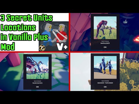 How to Unlock New 3 Secret Units in Vanilla Plus Mod - Totally Accurate Battle Simulator Mod
