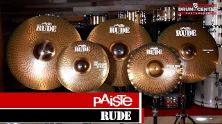 Video thumbnail for Paiste RUDE Series Cymbal Demo by DCP Cymbal Vault