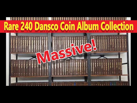 Massive 240 Dansco Coin Album Collection - Albums Worth More Than Coins!
