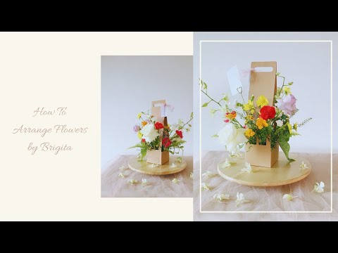 Arrange Flowers #6 | How to Arrange Flower Box Tutorial | Beyond by Brigita