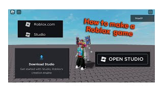 How to MAKE A ROBLOX GAME 2024