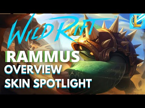 WILD RIFT RAMMUS SKIN SPOTLIGHT + OVERVIEW