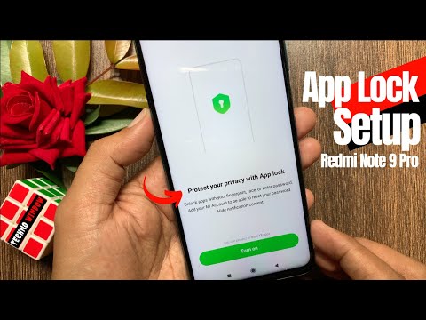 How to Set App Lock in Redmi Note 9 Pro