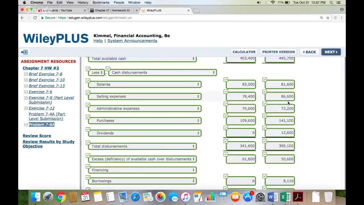 Accounting 201 Chapter 7 - 8A
