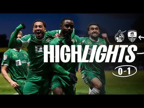 HIGHLIGHTS | BRISTOL ROVERS 0-1 NOTTS COUNTY