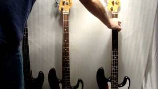 Video thumbnail for 3 Squier Precision Basses from Japan 1983 by IplayMusic2