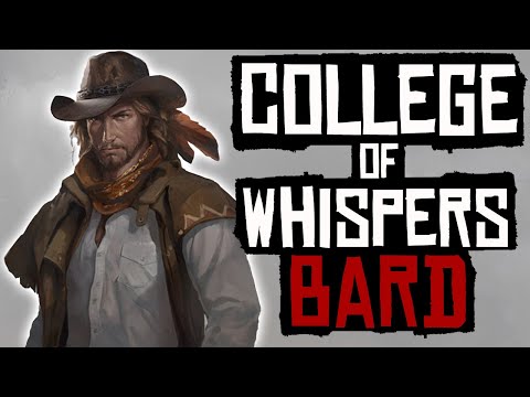 Buck Foley | College of Whispers Bard | Character Concepts | 5e D&D