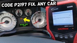 dtc p2197 quickly Fix