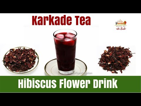 Hibiscus Flower Drink Karkade