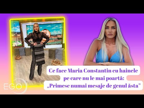 Ce face Maria Constantin cu hainele pe care nu le mai poartă. „Primesc numai mesaje de...”