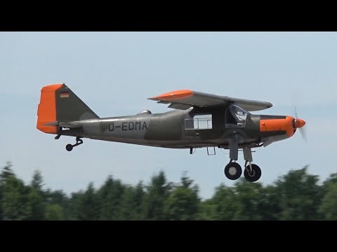 Dornier Do-27A-4 D-EDMA Low flypast and Landing at Penzing Airbase Tag der Bundeswehr