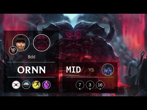 Ornn Mid vs Sylas - KR Challenger Patch 10.2