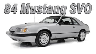 Video Thumbnail for 1984 Ford Mustang SVO Hatchback