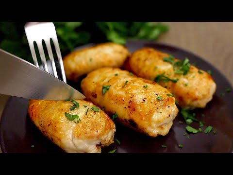 The guests were delighted! Delicious, like in a restaurant. Simply wrap the chicken in a roll