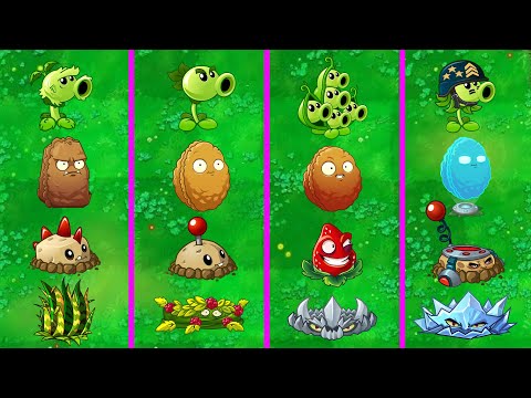 PLANTS TOURNAMENT | ANCIENT x CLASSIC x MODERN x FUTURE | PvZ 2 | TEAM PLANT vs TEAM PLANT
