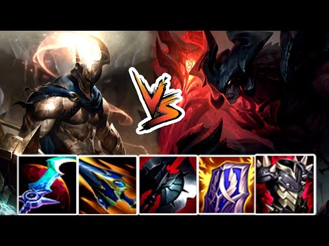 PANTHEON TOP vs AATROX | WILD RIFT 5.2d BARON LANE | BUILD AND RUNES