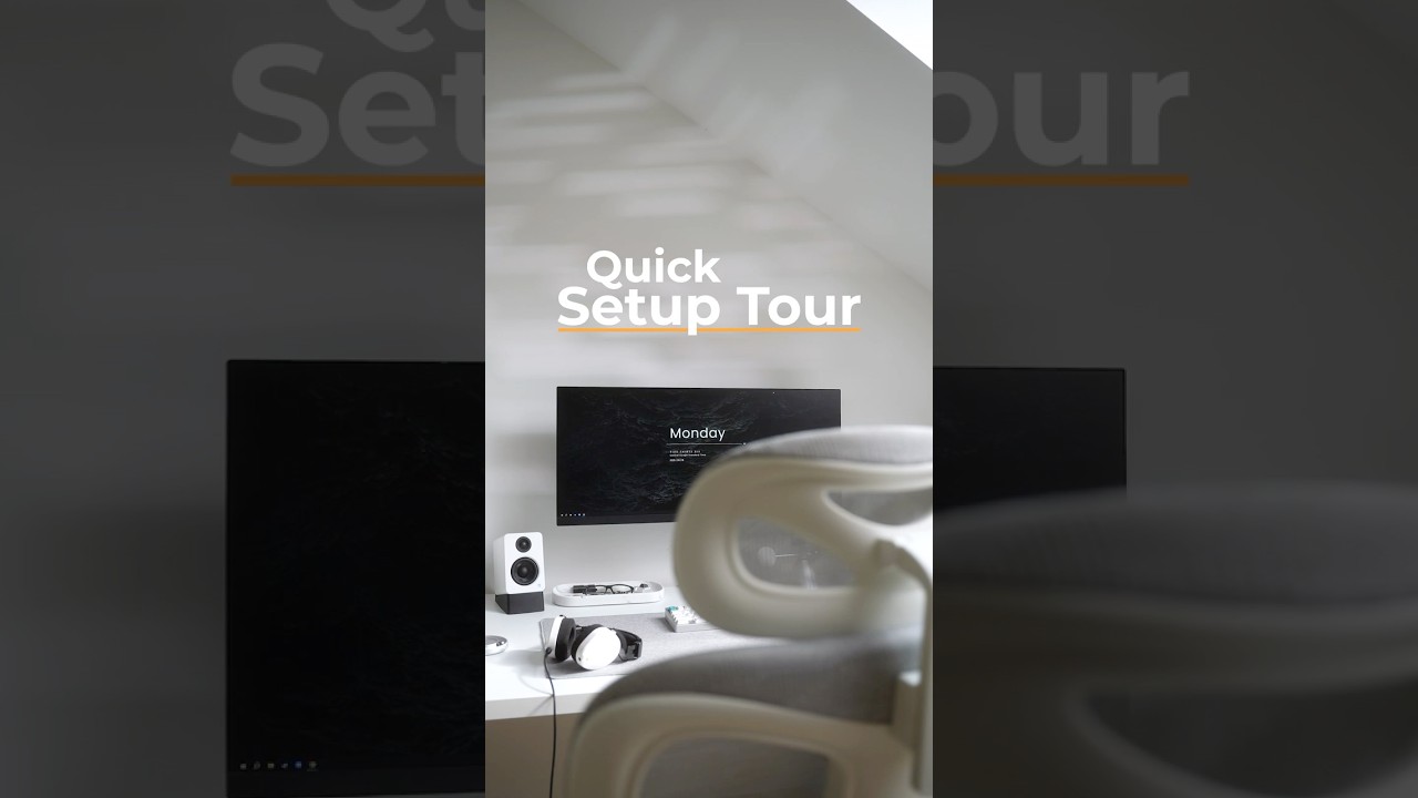 Minimal Setup Tour #desksetup #homeoffice #minimalsetup