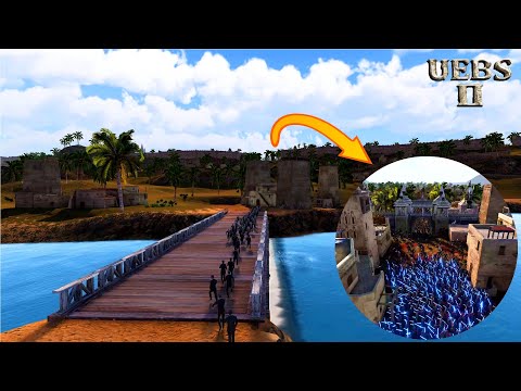 100 JOHN WICK HELP 100,000 LASER KNIGHTS TO CONQUER THE CITY vs 1,000,000 WEREWOLVES | UEBS 2