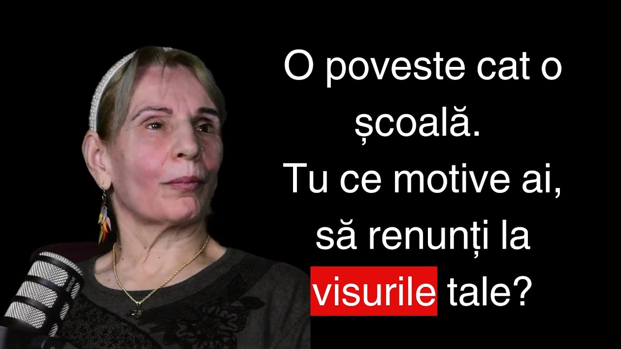 O poveste cat o școală! Tu ce motive ai să renunți la visurile tale?