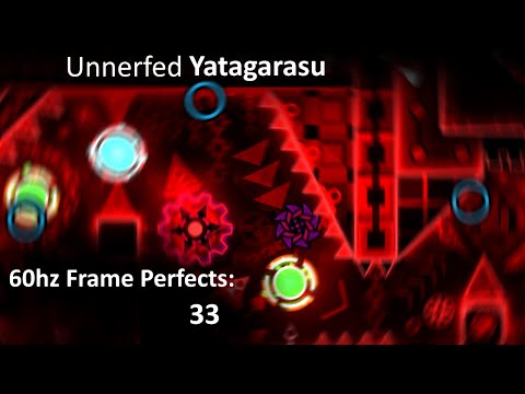 Unnerfed Yatagarasu with Frame Perfects Counter // Geometry Dash