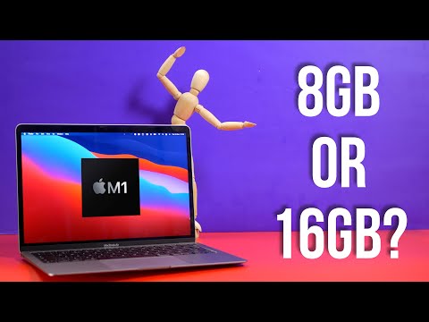 M1 Macbook 8GB vs 16GB 2020 | Swap Memory | Air & Pro