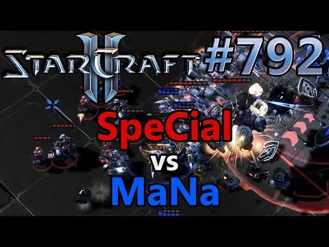 StarCraft 2 - Replay-Cast #792 - SpeCial (T) vs MaNa (P) [German]