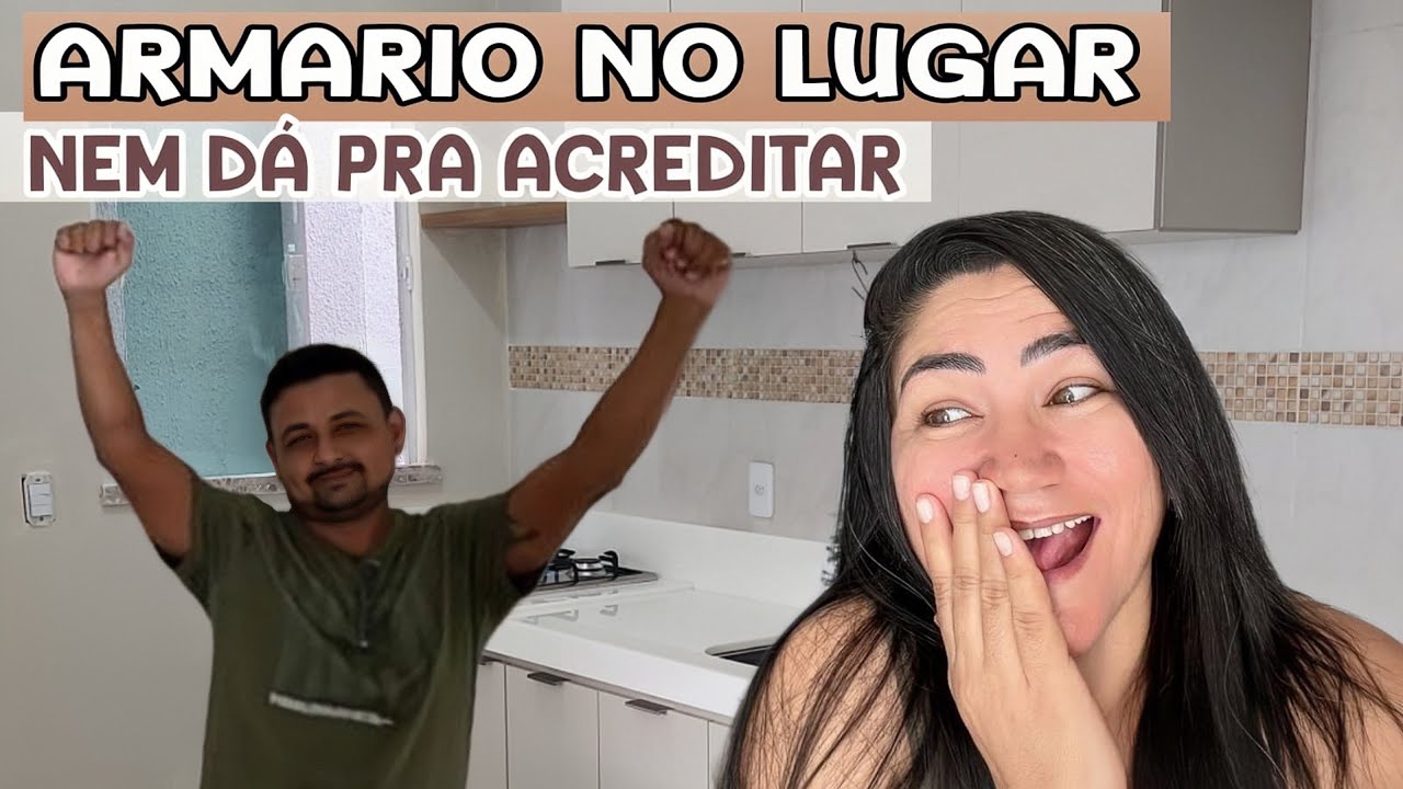 FINALMENTE | ARMÁRIO NO LUGAR | chorei de felicidade | por casa limpa