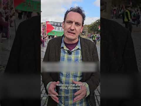 ‘Stop arming Israel’: Pro-Palestine protesters march on Labour conference