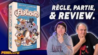 FLIPTOONS, un deckbuilding à la sauce toons - La règle, la partie, la critique !