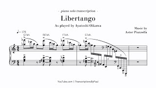 Download lagu Libertango - Astor Piazzolla - Sheet music transcription mp3 Download lagu Libertango - Astor Piazzolla - Sheet music transcription mp3