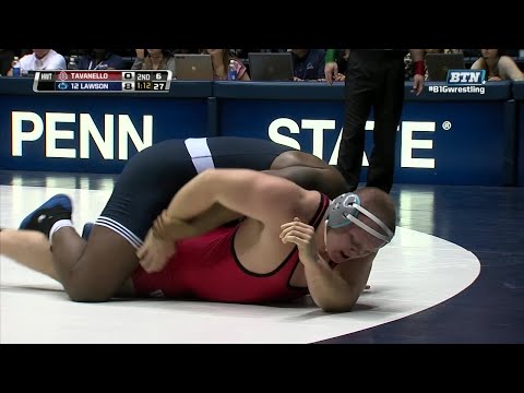 Big Ten Rewind: 2013 Wrestling - Heavyweight - OSU's Nick Tavanello vs. PSU's Jimmy Lawson