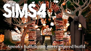 【シムズ4】Spooky halloween party｜Speed Build【TheSims4】