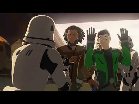 Pyre Arrests Kazuda And Yeager | Star Wars: Resistance