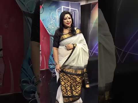 Our favorite Tanushree Di in Authentic Boutique's classic Black & White Cotton Gadwal #shorts