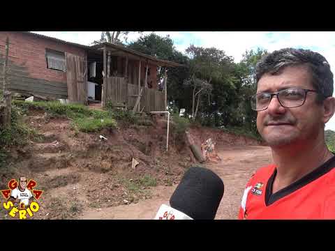 Vereador Chiquinho no local da Terraplenagem da Travessa do Sossego