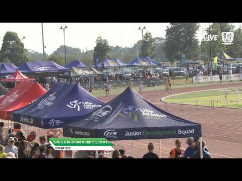 Boys U13 200m Hurdles Heat 1 - 2019 State Track and Field Championships // LAVicTV