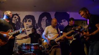 Jamming with The Kirk Fletcher Band with a little scat on the mic from Shaun Hill