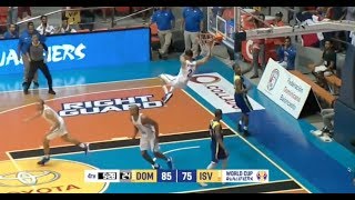 🔥 Rigoberto Mendoza, Selección Dominicana Clasificación al Mundial de Baloncesto 2019.