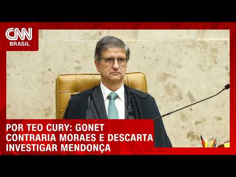 Gonet contraria Moraes e descarta investigar Mendonça | CNN NOVO DIA