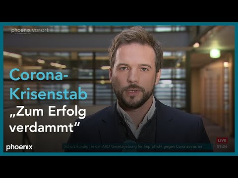 phoenix nachgefragt mit Jan Drebes zu den weiteren Corona-Maßnahmen am 01.12.21