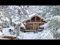 2 Years Alone Building an Off Grid Log Cabin in the Wilderness, Start to Finish