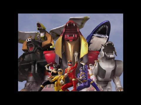 Power Rangers Wildforce All  Zords and Megazords First Time Fights