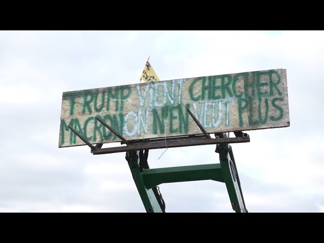 "Llévate a Macron": Agricultores franceses piden ayuda a Trump en su 'revolución de los tractores'