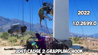 GTA 5 mod Just Cause 2 Grappling hook 2022 - review and installation of the mod | 4K Video HD