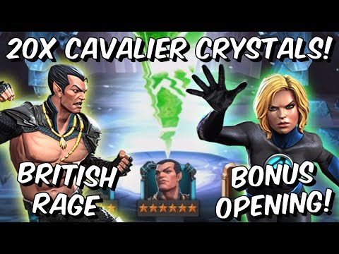 20x 6 Star Namor Cavalier Featured Crystal Opening British Rage Round - Marvel Contest of Champions